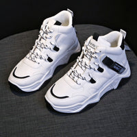 White Running Women Chunky Sport Shoes Woman Spring Summer Platform Sneakers