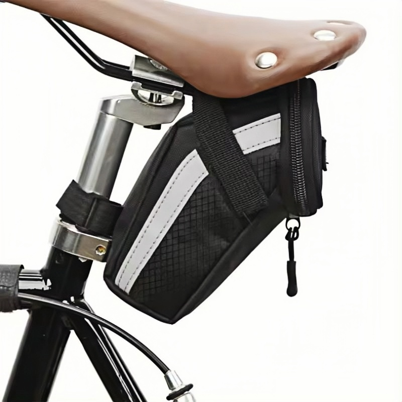 Small Storage Black Cycling Seat Tail Rear Pouch Bag Accessory