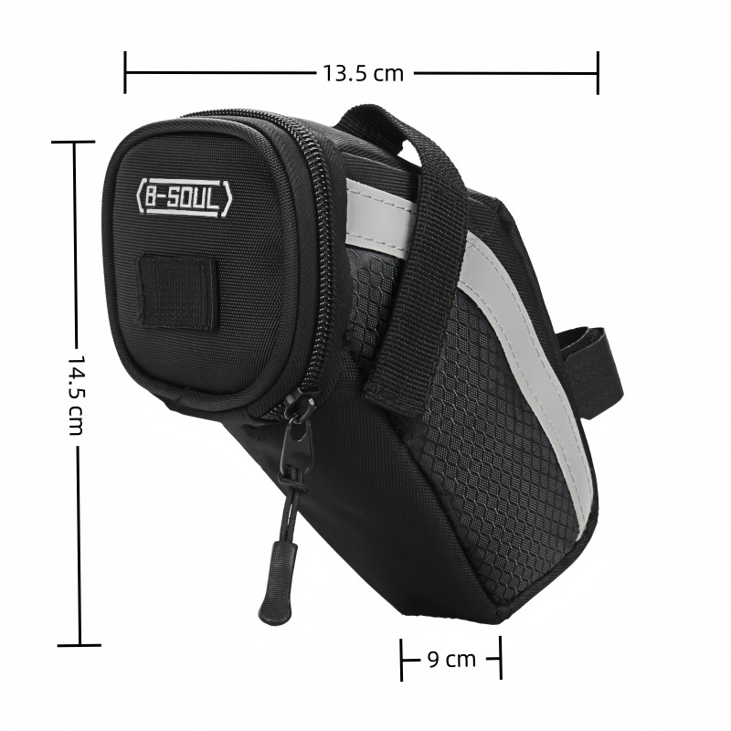 Small Storage Black Cycling Seat Tail Rear Pouch Bag Accessory