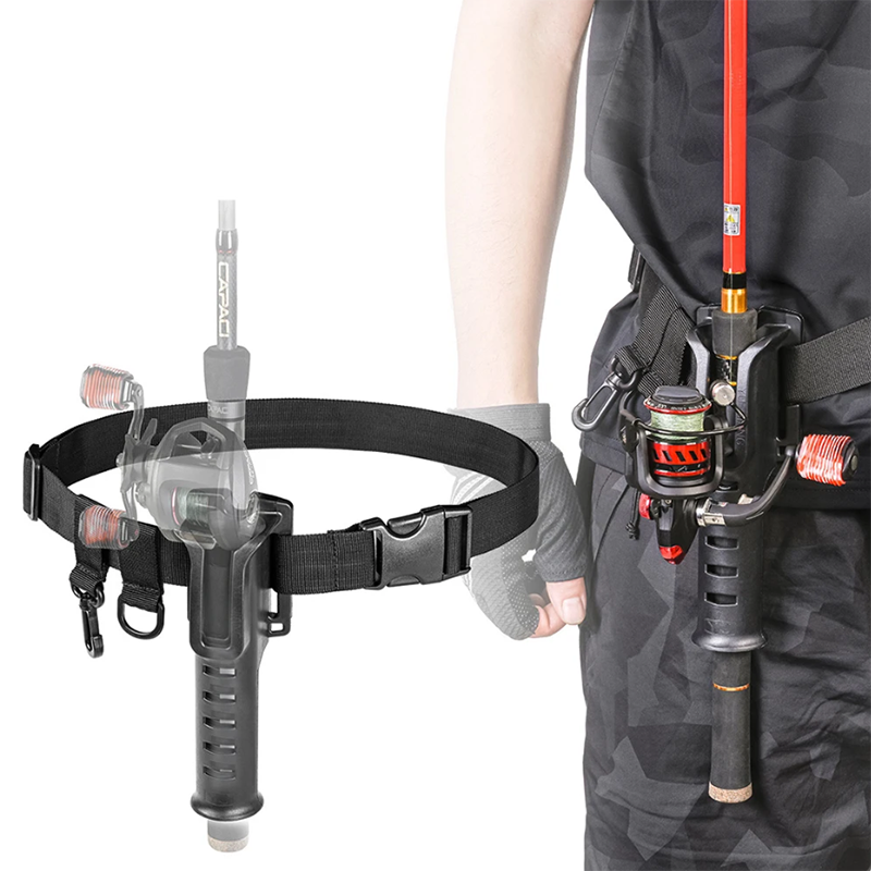 Adjustable Fishing Rod Holder Waist Belt