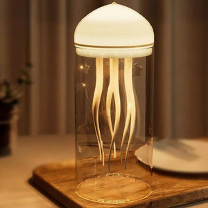 Rotating Jellyfish Night Light Decorative Bedside Lamp for Home Bedroom