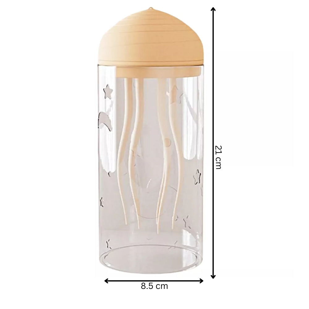 Rotating Jellyfish Night Light Decorative Bedside Lamp for Home Bedroom