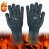 One Piece BBQ Gloves High Temperature Resistance Oven Mitts 500 800 Degrees Fireproof Barbecue Heat Insulation Microwave Gloves