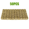 50/300PCS Planting Sponge Stone Wool Starter Plugs Hydroponic Grow Media Cubes Home Greenhouse Garden Supplies Seedling Block