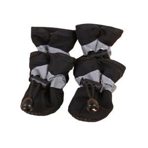 4Pcs/Set Waterproof Pet Dog Shoes Anti-Slip Rain Boots Footwear for Small Cats Dogs Puppy Dog Pet Booties Pet Paw Accessories